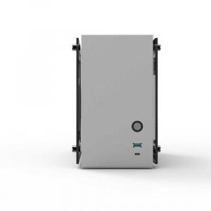 Zalman M2 mini_Silver t&aacute;p n&eacute;lk&uuml;li ablakos Mini-ITX h&aacute;z ez&uuml;st